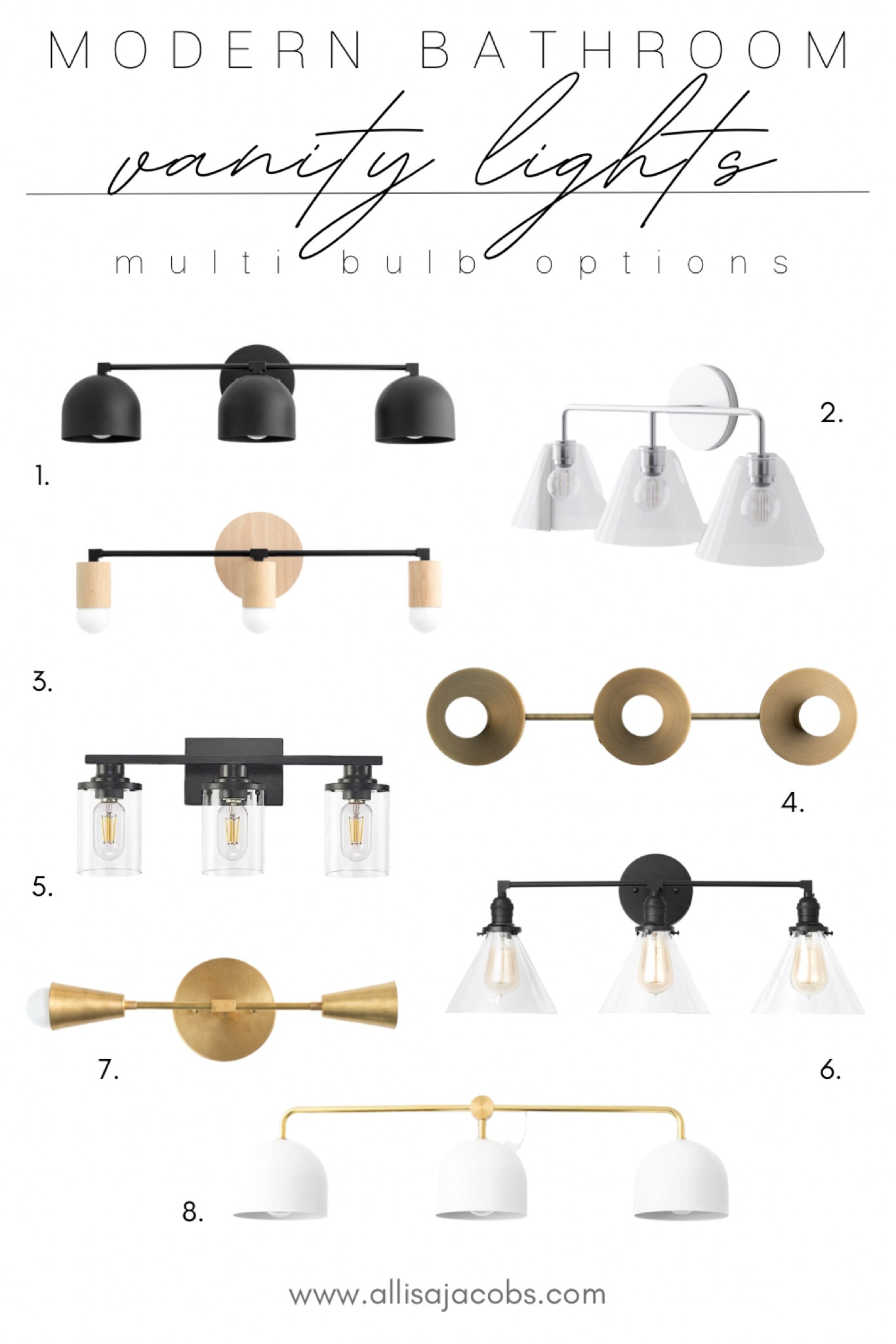 
Easily update your bathroom with these curated modern bathroom vanity lights and insider tips for choosing the right fixture! 



#LTKhome