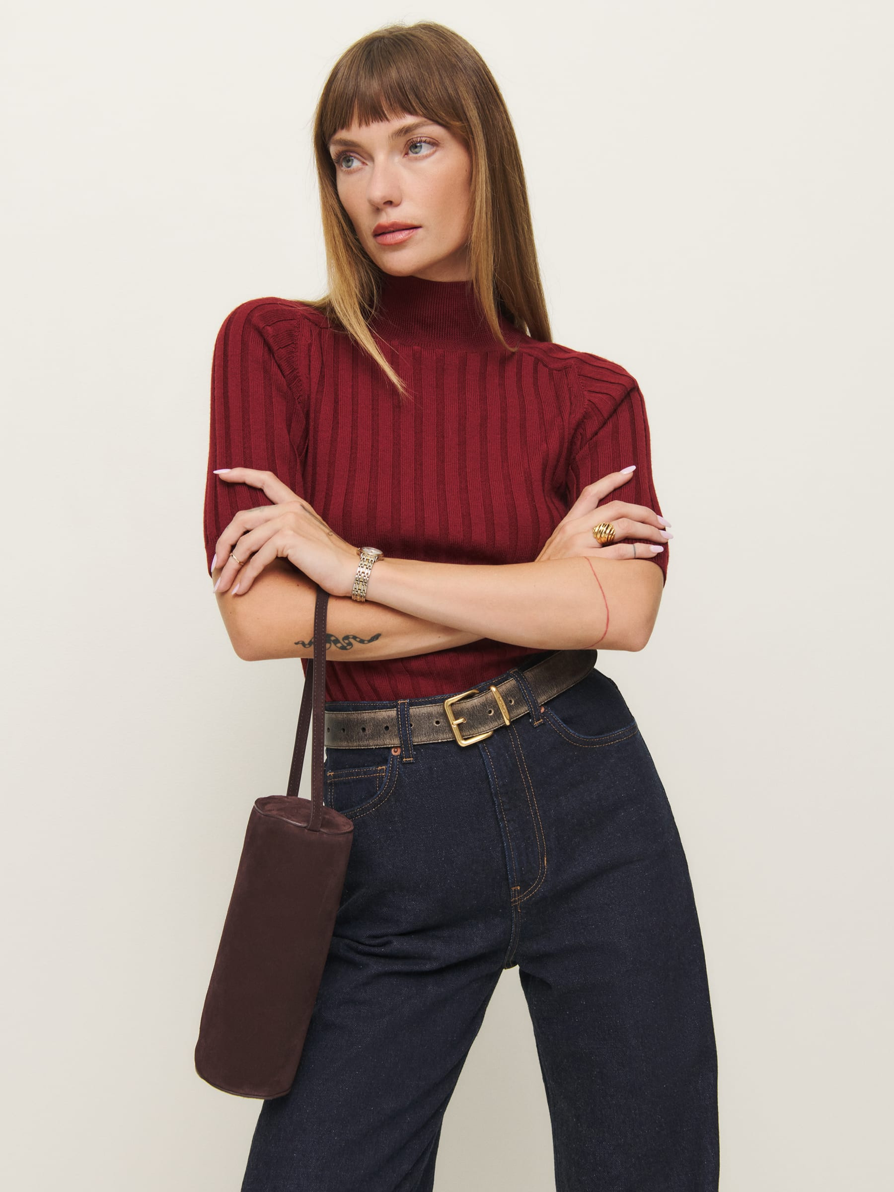 Simona Cylinder Bag | Reformation (Global)