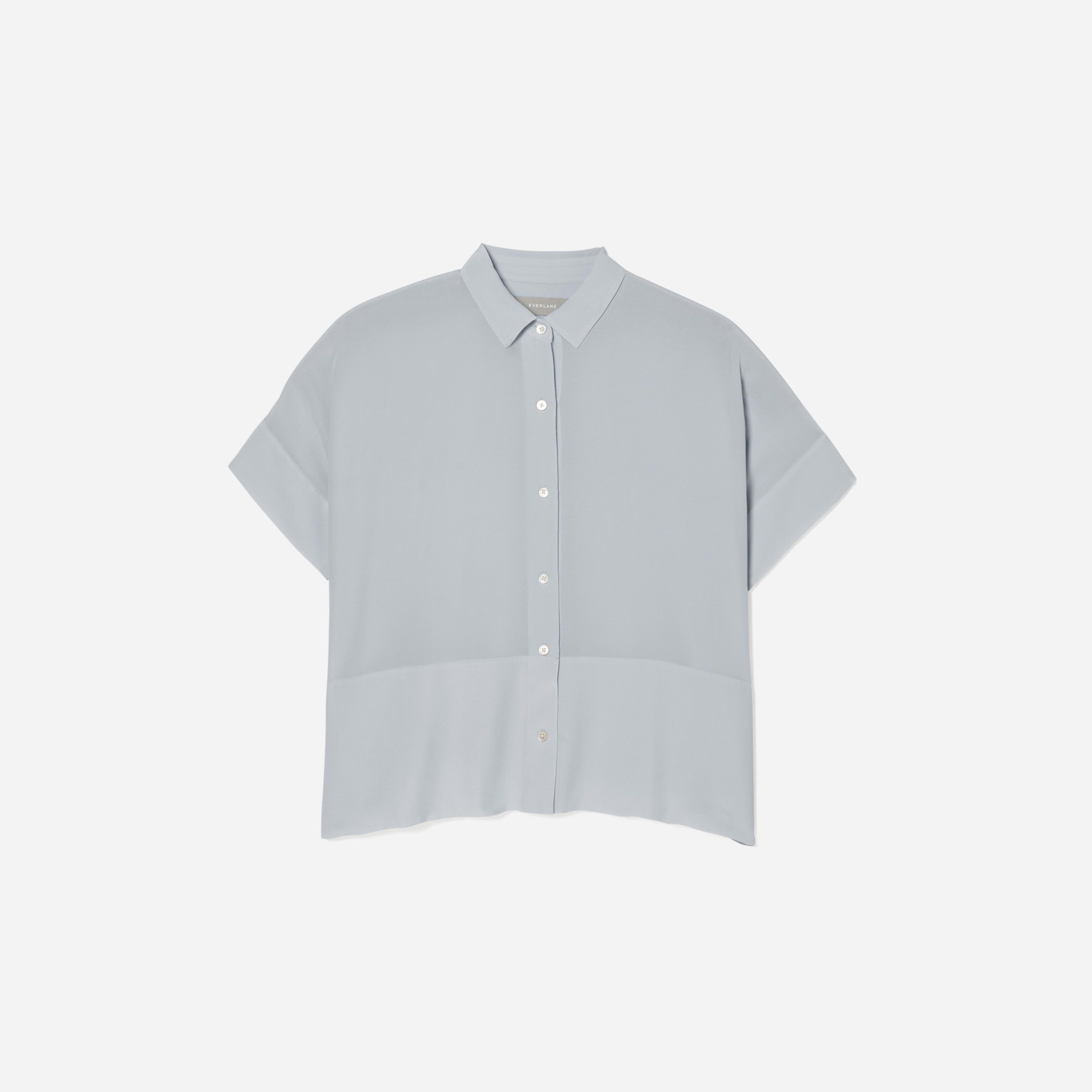 The Clean Silk Short-Sleeve Square Shirt | Everlane