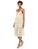 ASTR the label Women's Sleeveless Lace Fit & Flare Midi Dress, Buttercream, XS | Amazon (US)