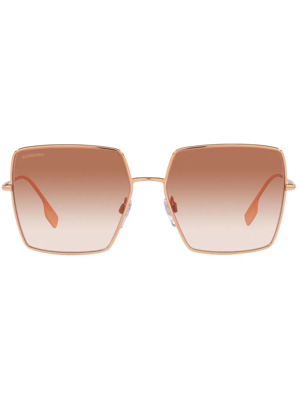 Burberry Eyewear Daphne square-frame sunglasses - Gold | Farfetch Global