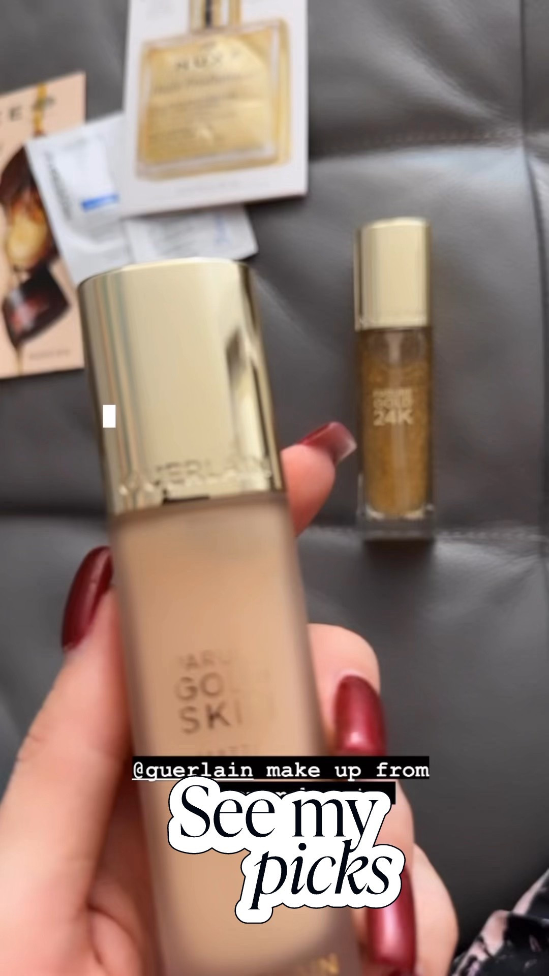 I get asked about my makeup quite a bit! The secret is these two helpers: Guerlain foundation (2W) & gold primer.

#LTKbeauty #LTKdatenight #LTKwedding