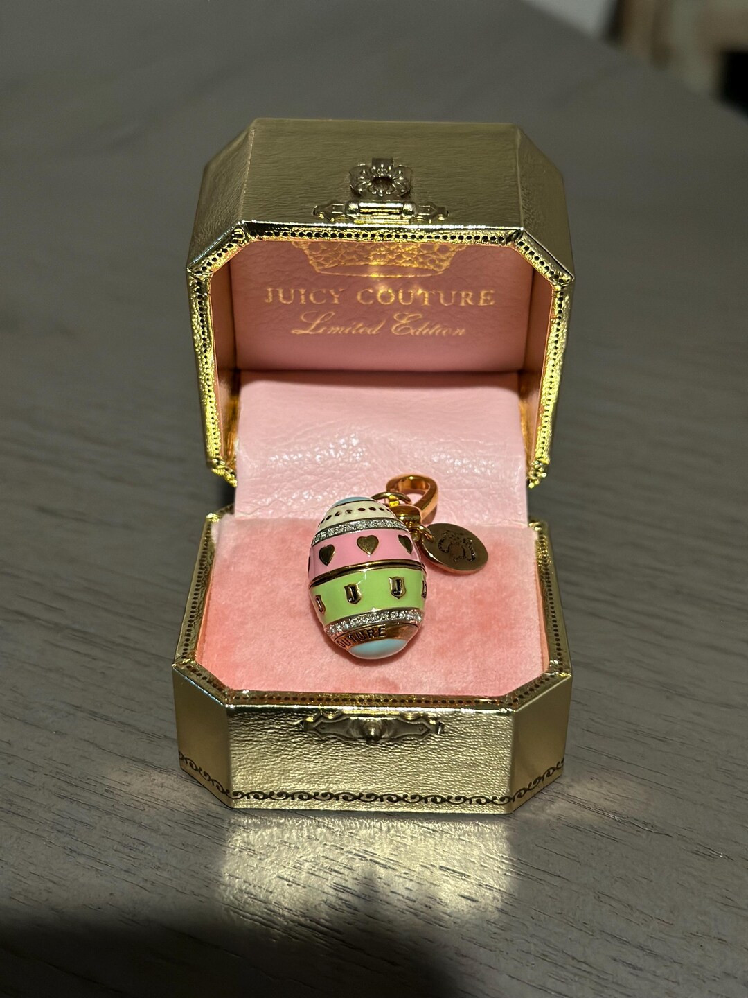 Juicy Couture (2008) Limited Edition Bedazzled Egg Charm*New* in Box | Etsy (US)