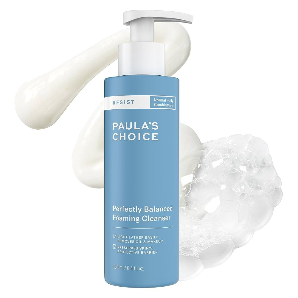 Paula's Choice RESIST Perfectly Balanced Foaming Facial Cleanser, Face Cleanser with Hyaluronic A... | Amazon (US)