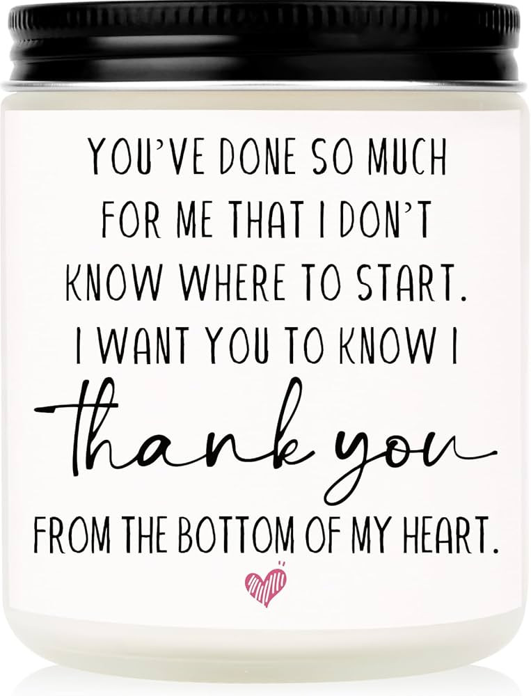Spricoz Thank You Gifts, Thank You Candle, Employee Appreciation Gifts, Thank You Gifts for Women... | Amazon (US)
