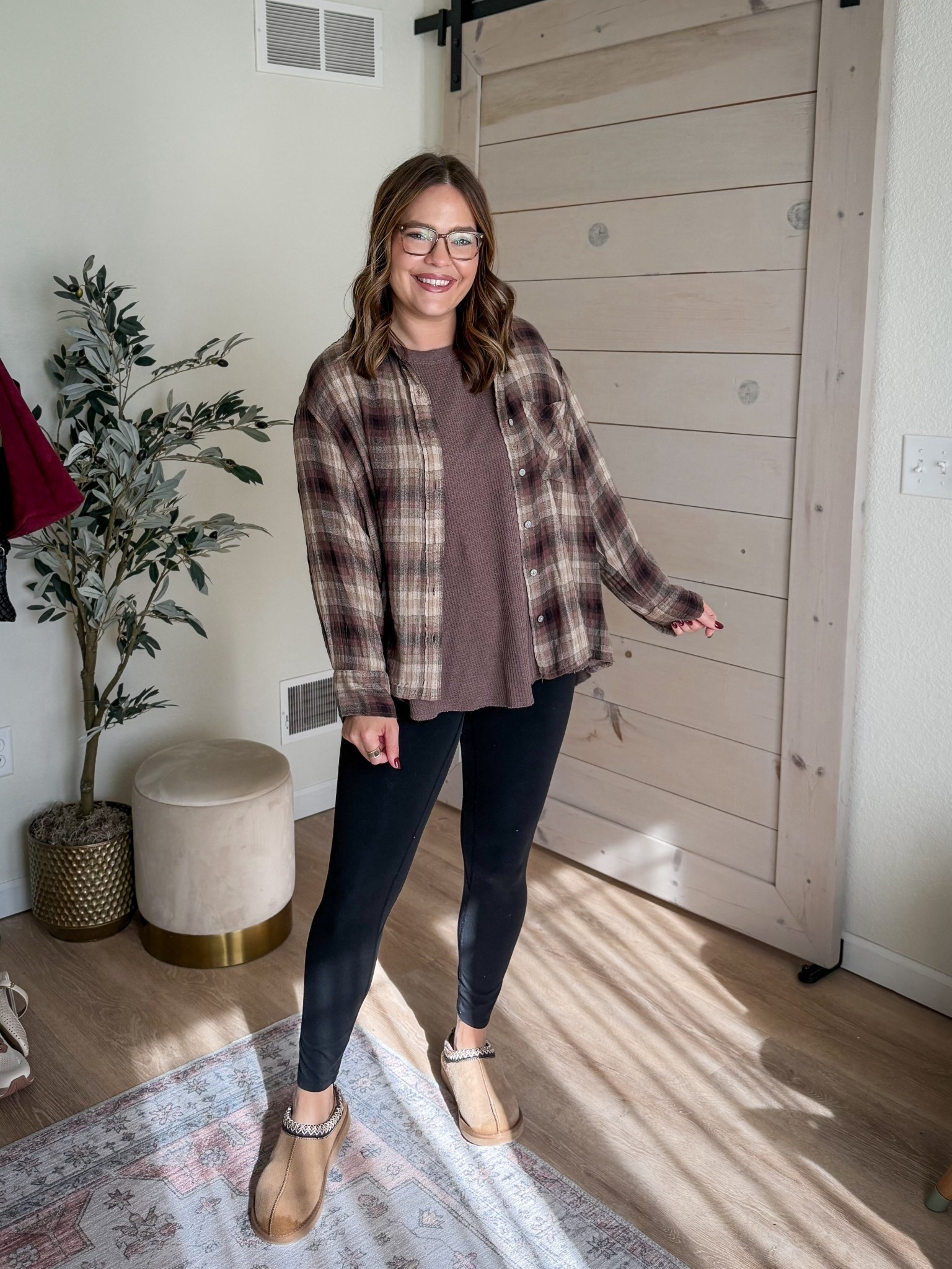 Neutral fall outfit // Wearing size 1x in the tops // fall flannel / fall look / casual fall look 

#LTKFindsUnder50 #LTKStyleTip #LTKSeasonal