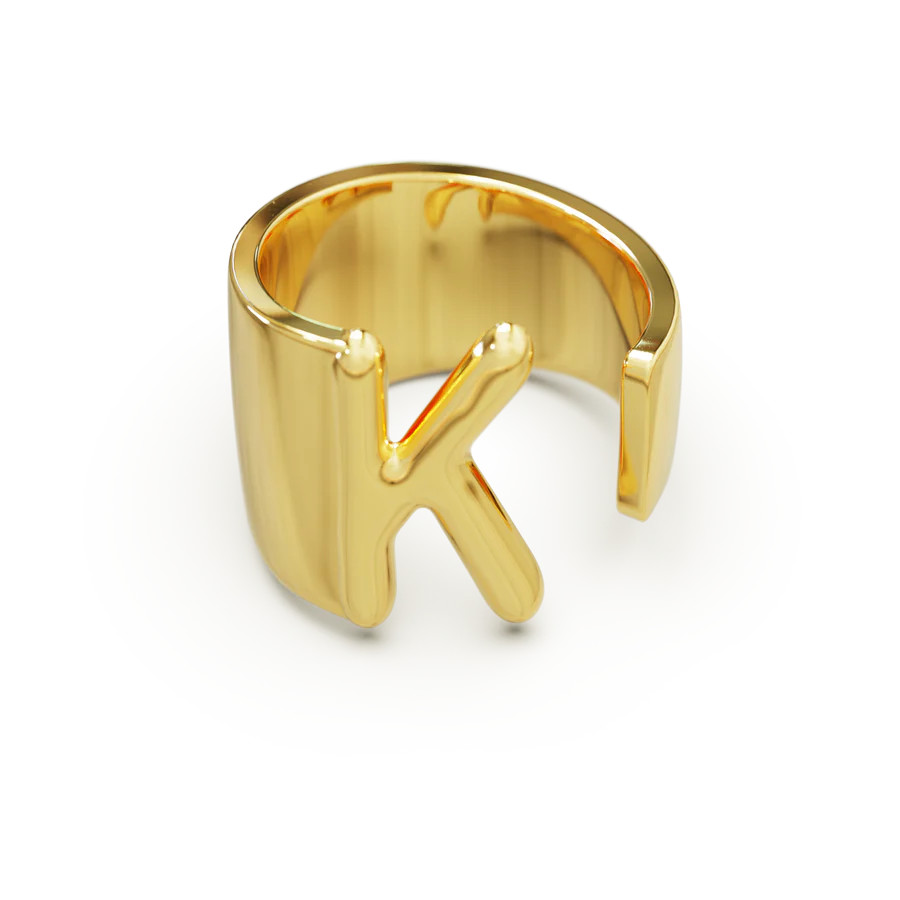 Initial Monogram Ring | Mint & Lily