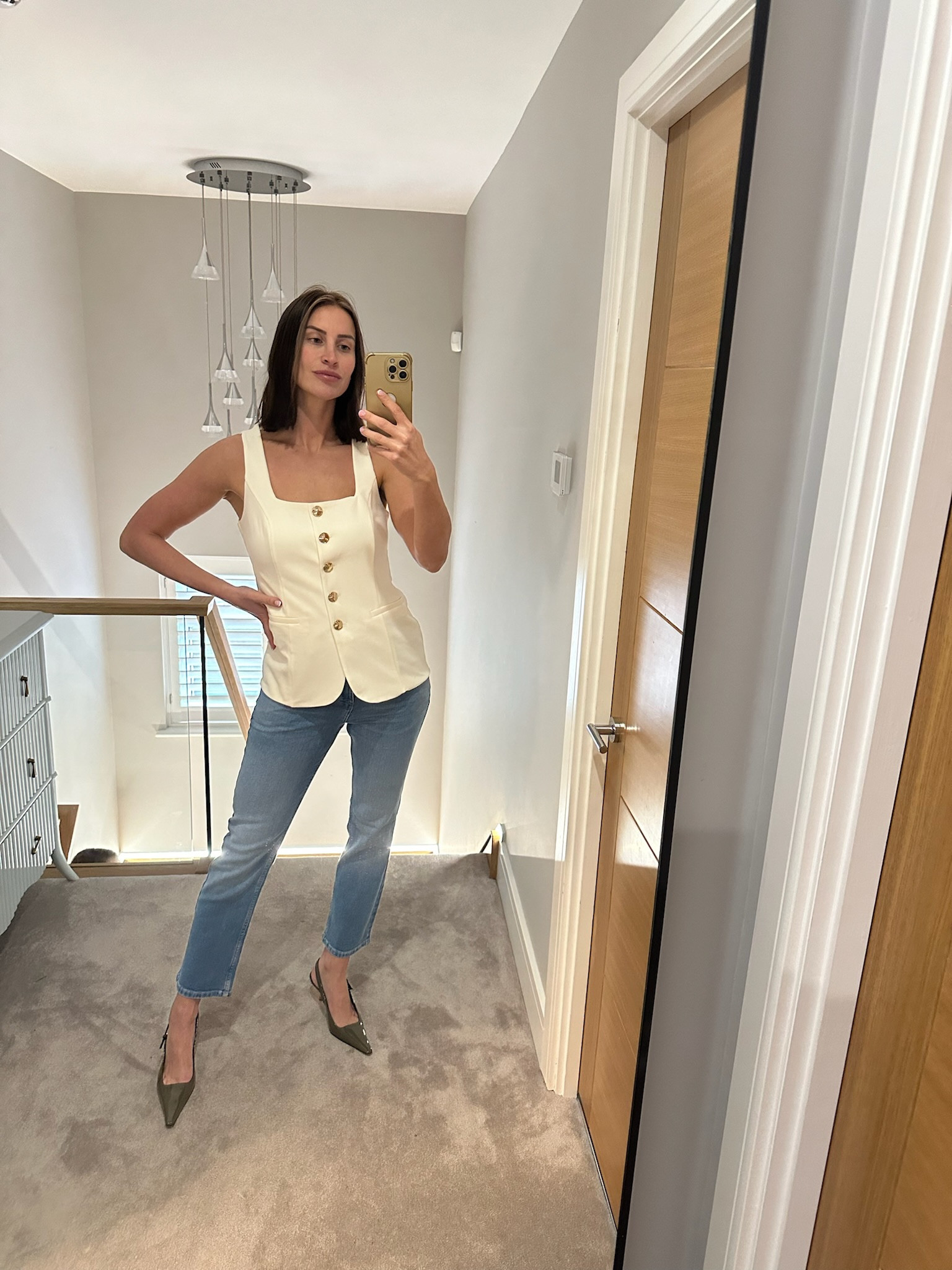 Nice top and jeans vibe. Loving this too from River Island paired with my favourite new heels. 

#LTKuk #LTKstyletip #LTKgrwm