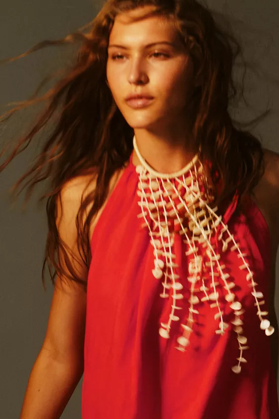 OPEN-BACK HALTER DRESS | Zara US