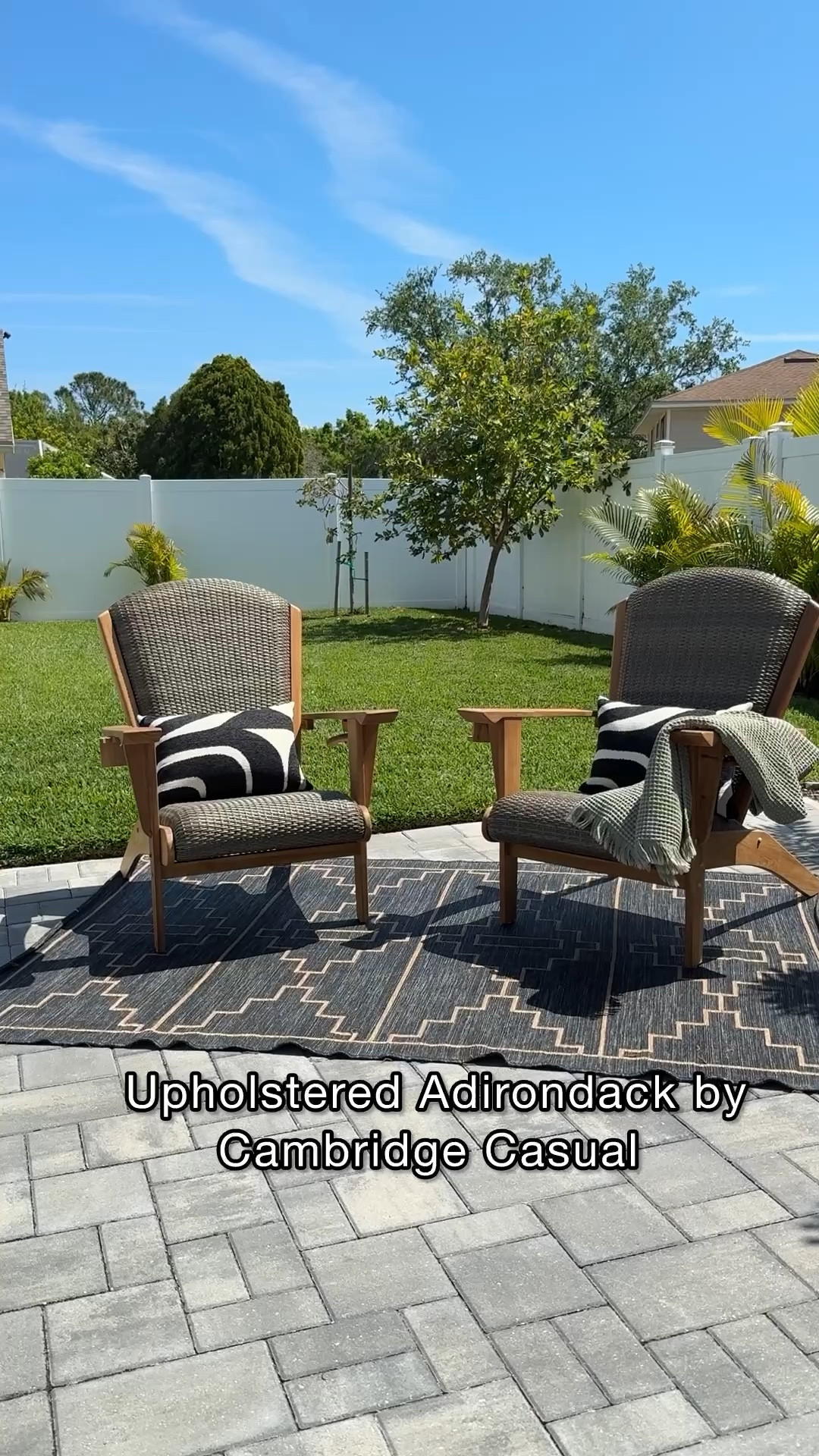 Gorgeous Adirondack Chairs by Cambridge Casual! 

Made of Sustainability Harvested Teak wood, all weather wicker with built in quick dry foam for comfort. 

Even has a bottle and phone holder!

Use my code: CCCS15 for 15.% off!



#LTKSeasonal #LTKHome