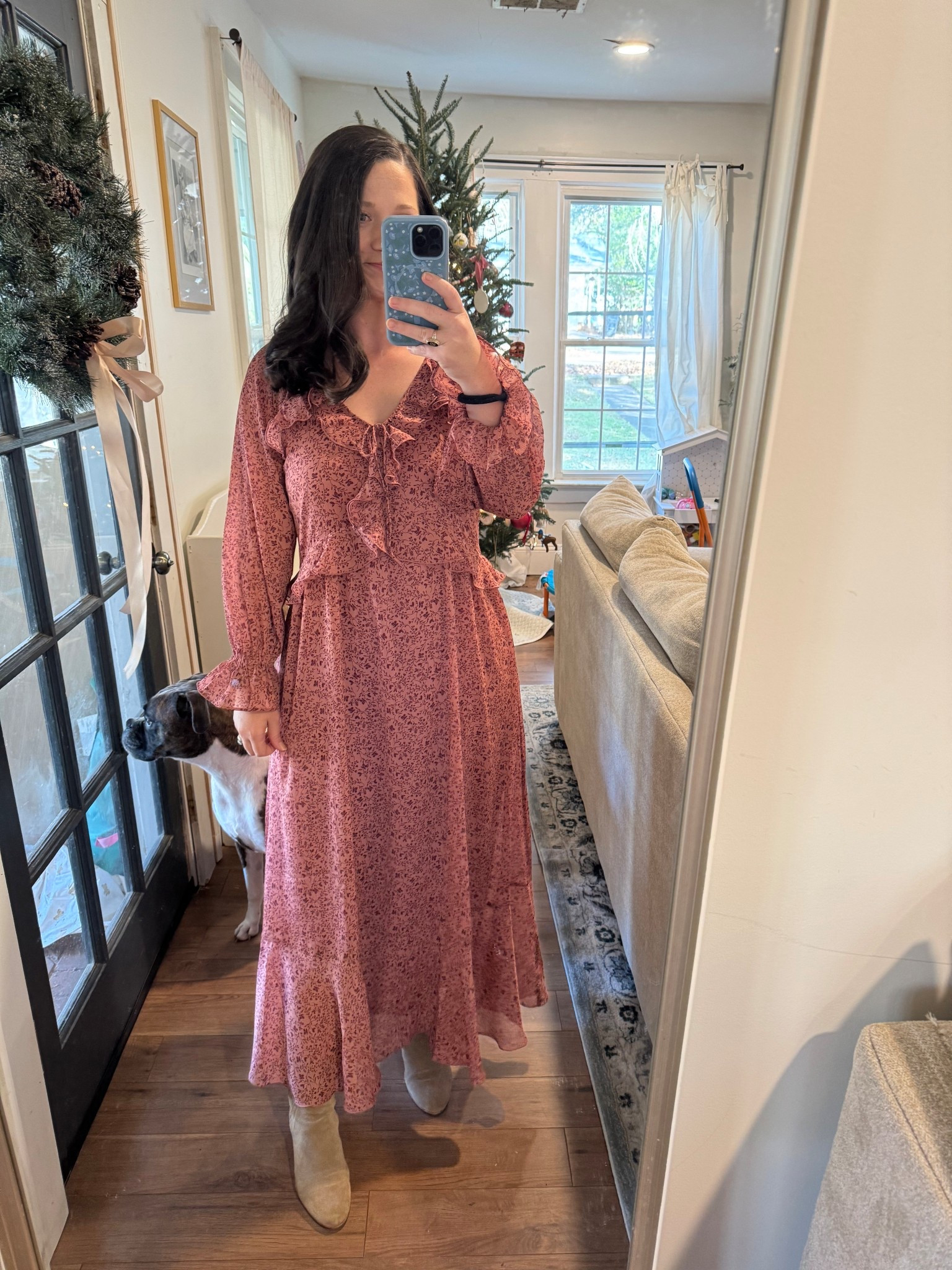 Family photo outfits. Maxi dress 