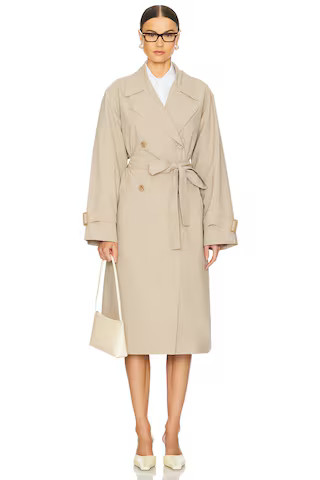 LAMARQUE Colette Trenchcoat in Khaki from Revolve.com | Revolve Clothing (Global)