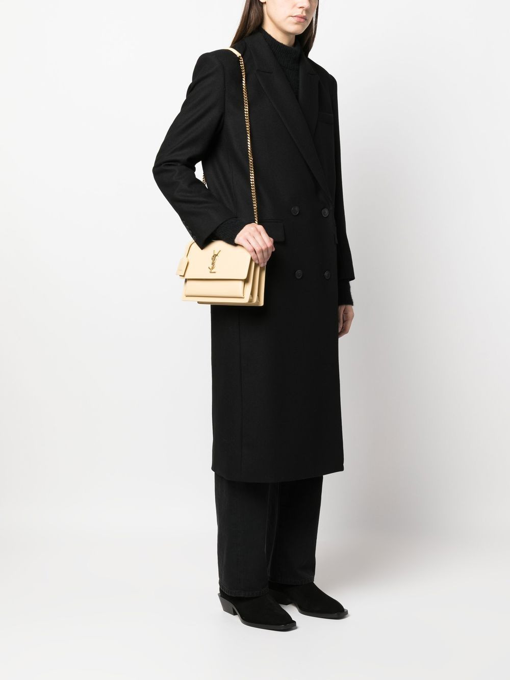 Saint Laurent Medium Sunset Crossbody Bag - Farfetch | Farfetch Global