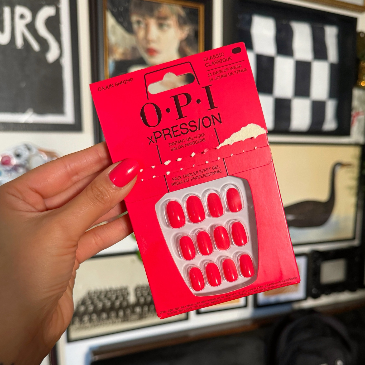 O.P.I. has a collection of press on nails called xPRESS/ON in their most iconic shades like Bubble Bath. This is the shade Cajun Shrimp! 

It comes with nail glue, nail stickers, nail file, prep pad, and manicure stick! 

Have you tried them?? 
#manicure #nails #presson 

#LTKNYFW 

#LTKBeauty #LTKStyleTip #LTKFindsUnder50