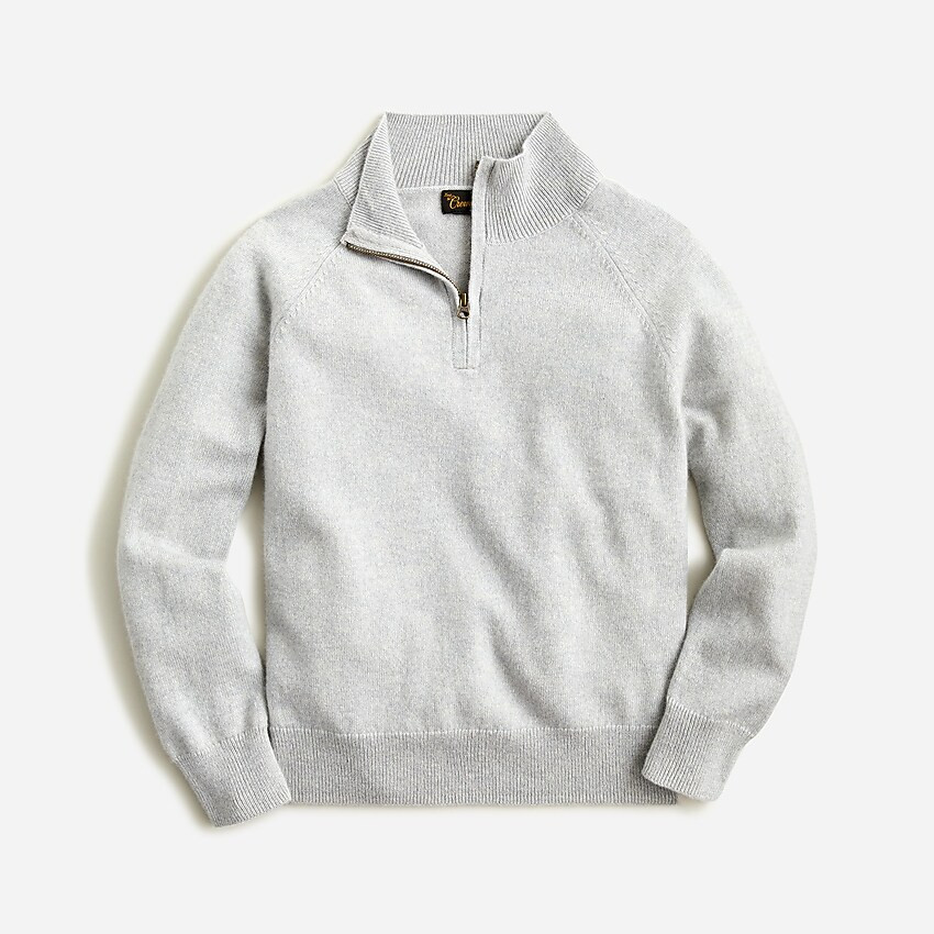Boys' cashmere half-zip sweater | J. Crew US