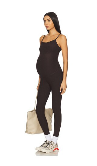 Beyond Yoga Spacedye Uplevel Maternity Jumpsuit in Brown. - size XL | Revolve Clothing (Global)