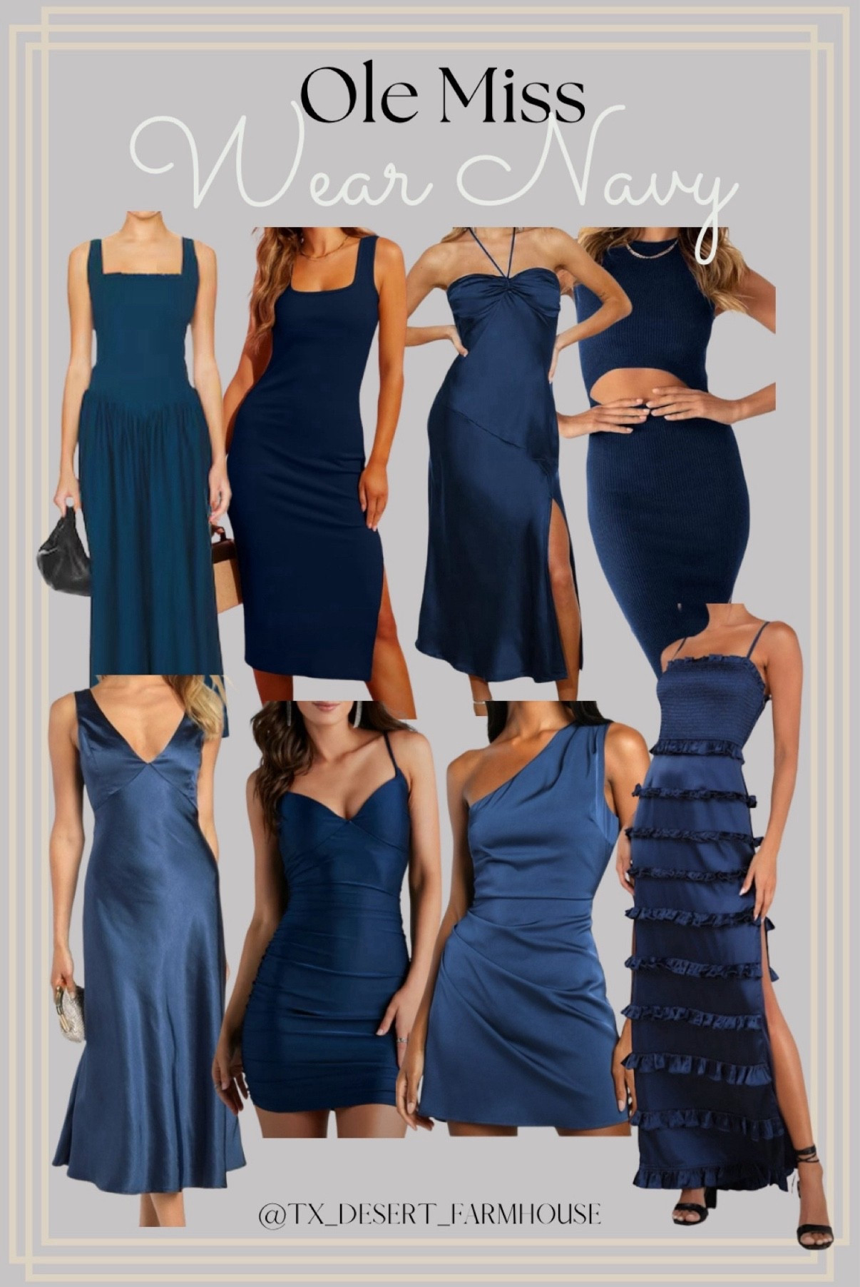 Wear Navy Blue Ole Miss 

luvamia Two Piece Skirt Sets for Women Ribbed Colorblock Crop Top High Rise Knit Maxi Skirt Co Ord Matching Dress Sets

Cutiefox Women's Knit 2 Piece Dress Cami Crop Top High Side Slit Bodycon Long Skirt Set

CHYRII Womens Two Piece Sets Short Sleeve Crewneck Cropped Top Bodycon Fold Over Maxi Skirt Maxi Dress Outfits

PRETTYGARDEN Women's 2024 Casual Loose Plain Maxi Sundress Smocked Tank Dress Sleeveless Summer Beach Tiered Long Dresses

Zilcremo Women Denim Shirt Dresses Short Sleeve Distressed Jean Dress Button Down Casual Tunic Top

Zeagoo Womens Cotton Shirt Dress Summer Casual Short Sleeve Button Down Beach Cover Up Shirts with Pockets

QACOHU Summer Dresses for Women V Neck Ruffle Short Sleeve Casual Shift Dress

#olemiss #wearnavy #bluedress #bluedresses #satindress #longdress #shirtdress #gamedaydress #footballdress

#LTKU #LTKStyleTip #LTKItBag
