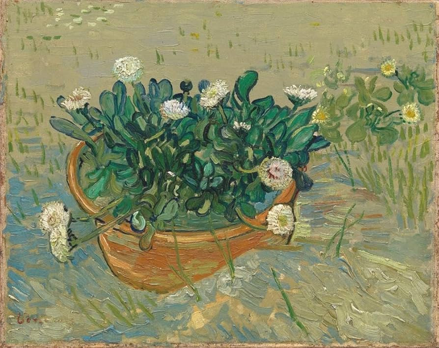 Daisies, Arles (1888) 20x16 UnFramed Art Print Poster Ready for Framing by Vincent Van Gogh | Amazon (US)