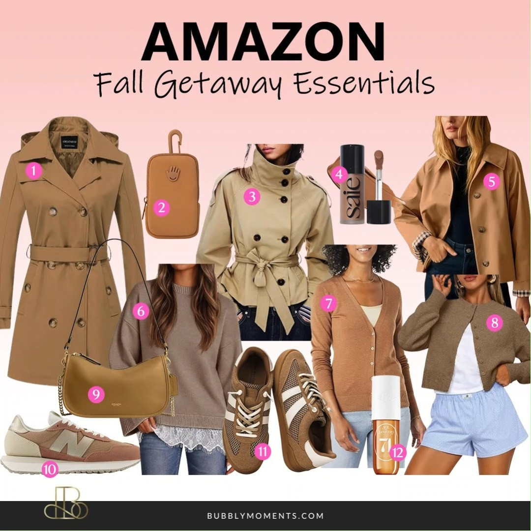 Fall getaway season is here 🍂✨ Discover these must-have Amazon finds for your next weekend escape! From cozy layers and stylish outfits to travel-friendly essentials, these picks make packing and getting ready so much easier. Perfect for a cabin weekend, road trip, or cozy fall getaway. 🍁🧳
Shop these fall favorites and add a little extra style to your next adventure!
#LTKootd #LTKSeasonal #LTKFinds #FallFashion #FallStyle #FallOutfits #FallEssentials #GetawayStyle #WeekendGetaway #TravelEssentials #AmazonFinds #AmazonFashion #AmazonFavorites #AutumnStyle #CozyStyle #TravelStyle #WomensFashion #FallTrends #ShopMyFinds 

 