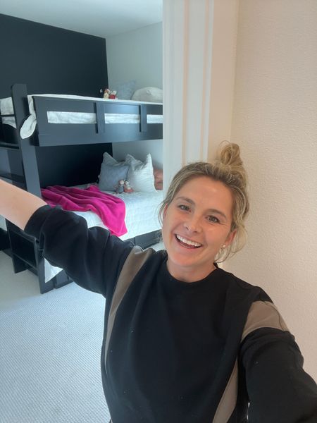 A tour of the kids room is coming soon & I’m so excited to share it with you! 

When I designed this home I was adamant on building them a bunk room they wouldn’t outgrow and I love I went bold & painted them black!

#LTKhome #LTKfamily #LTKkids