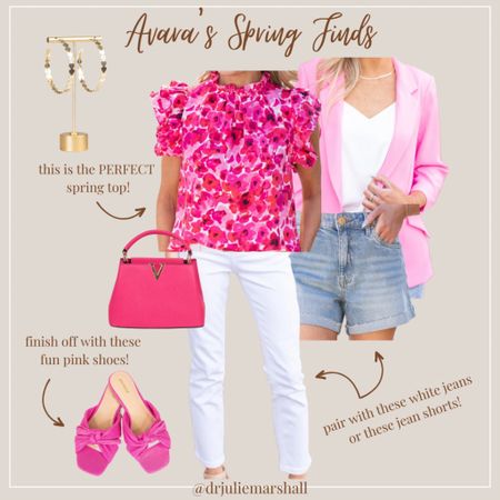 I love all these pink pieces from Avara for spring! Pair this floral pink top with white jeans or jean shorts! #springfinds #springfashion

#LTKFind #LTKstyletip #LTKSeasonal