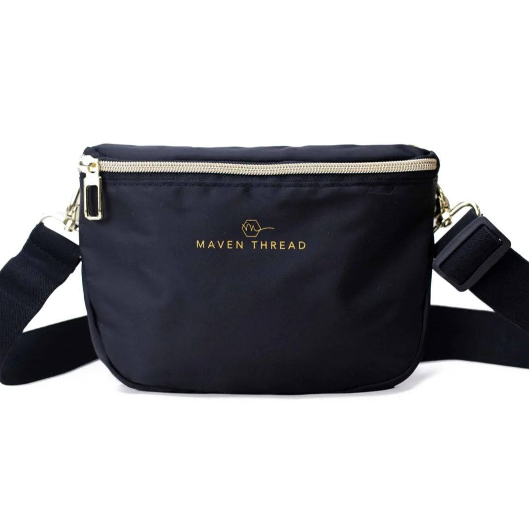 3-in-1 Crossbody Bag - Black | Maven Thread