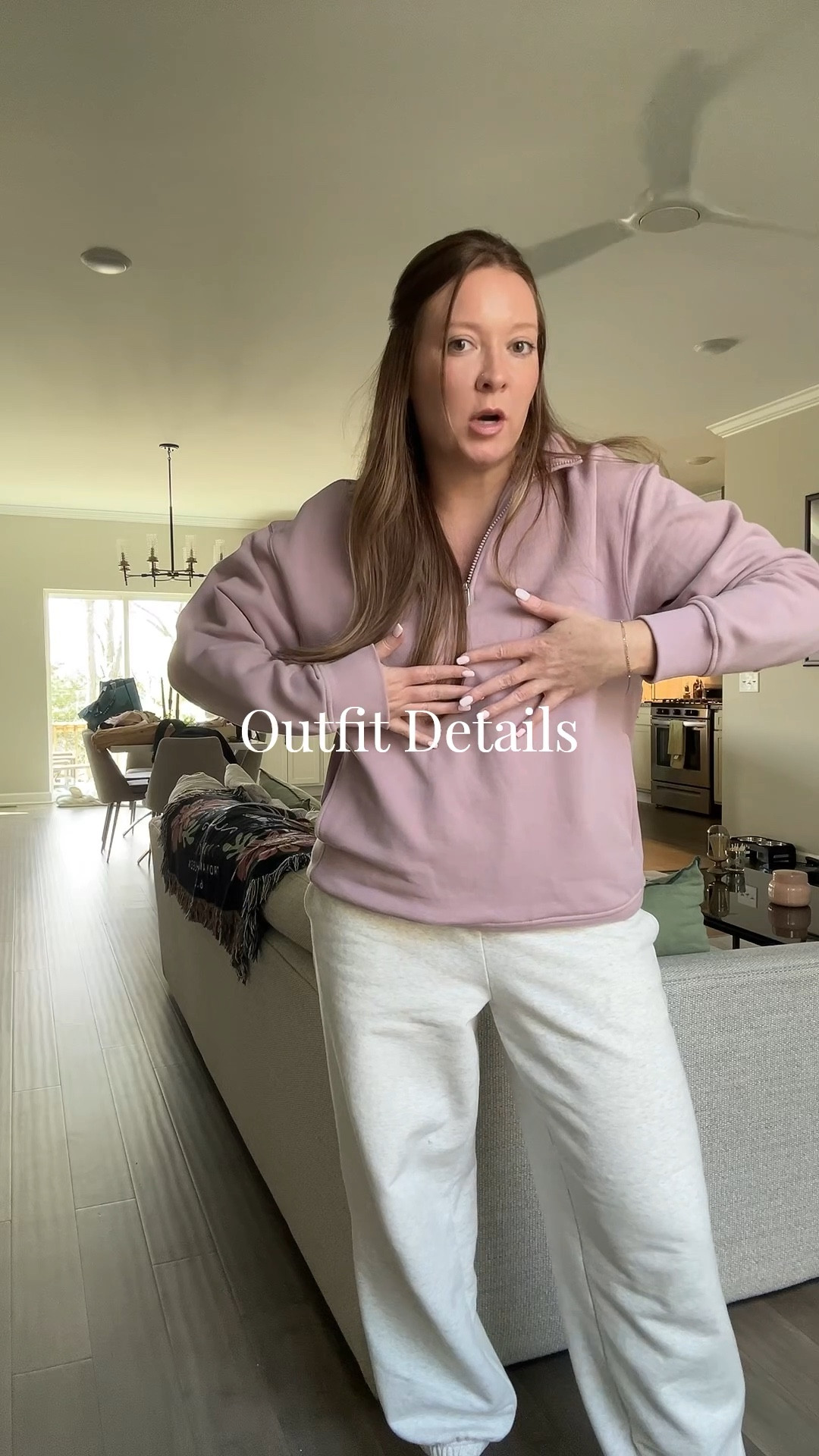 Quarter zip sweatshirt with pockets / tts wearing a small
Jogger sweatpants / tts wearing a medium 
Ugg slippers 
Athleta sale finds! 

#LTKSaleAlert #LTKdayinmylife #LTKootd