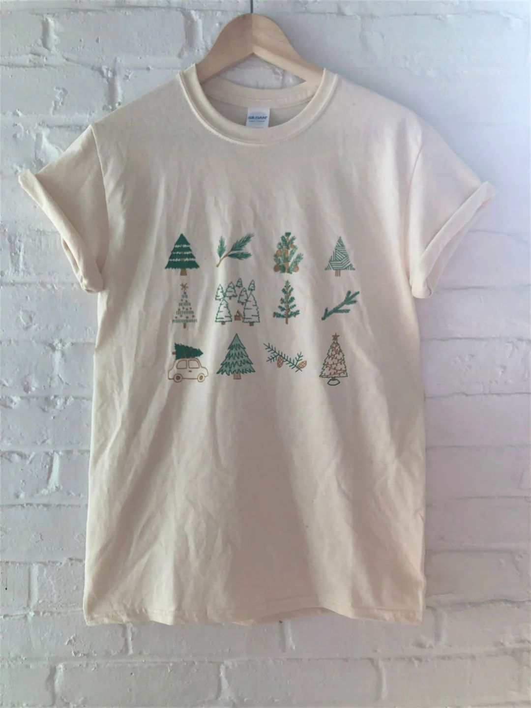 Christmas Holiday Screen Printed T-Shirt | Etsy (US)