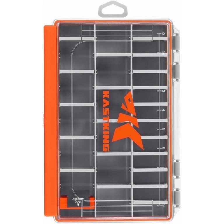 KastKing 3600 Tackle Box, Waterproof Fishing Organizer – Orange – HyperSeal | Walmart (US)