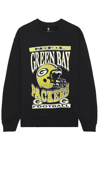 Packers Helmet Flea Market Crew in Black | Revolve Clothing (Global)