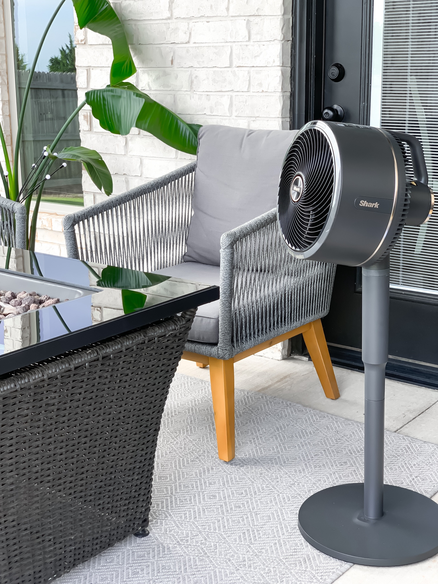 My favorite spot is right there! But when it gets too hot, I am glad we got the cordless fan that I can just move wherever I need it. 

Outdoor decor, patio furniture, patio set up, fire pit, summer patio, outdoor lights, outdoor rug

#LTKHome #LTKSeasonal