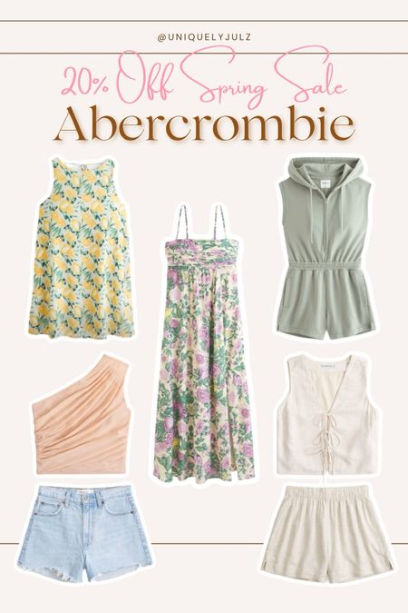 New Abercrombie arrivals are 20% off! 

Abercrombie style
Spring vacation dresses
Denim shorts
Matching set
Easter dress

#LTKSeasonal #LTKfindsunder50 #LTKsalealert