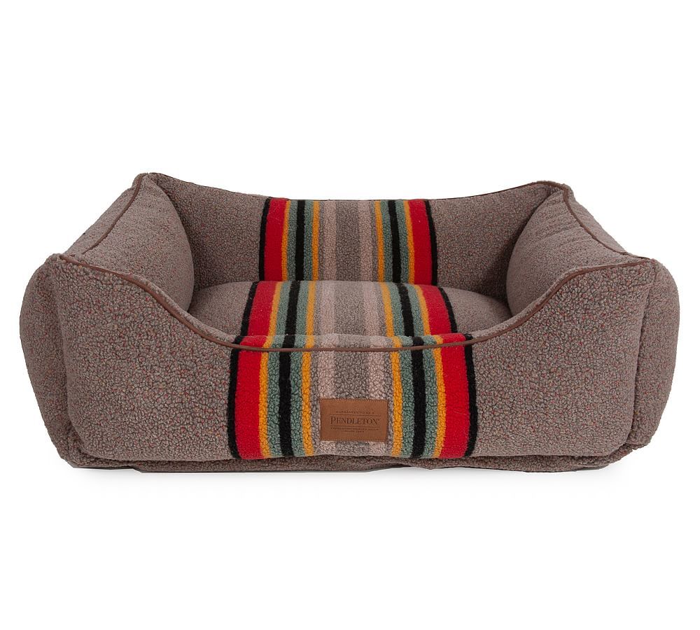 Pendleton Umber Kuddler Pet Bed, X-Large | Pottery Barn (US)