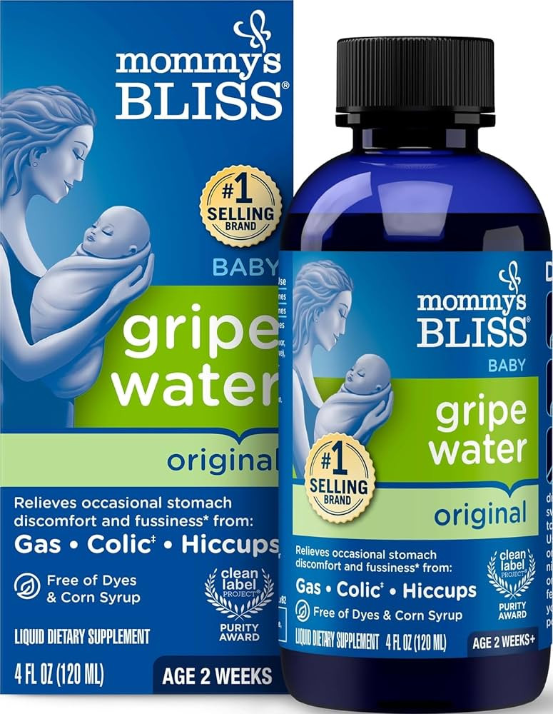 Mommy's Bliss Gripe Water Original, Infants Ages 2 Weeks+, 4 Fl Oz | Amazon (US)