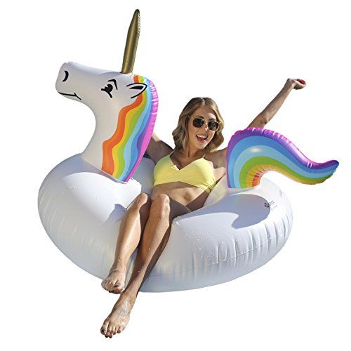 GoFloats Unicorn Party Tube Inflatable Raft | Amazon (US)