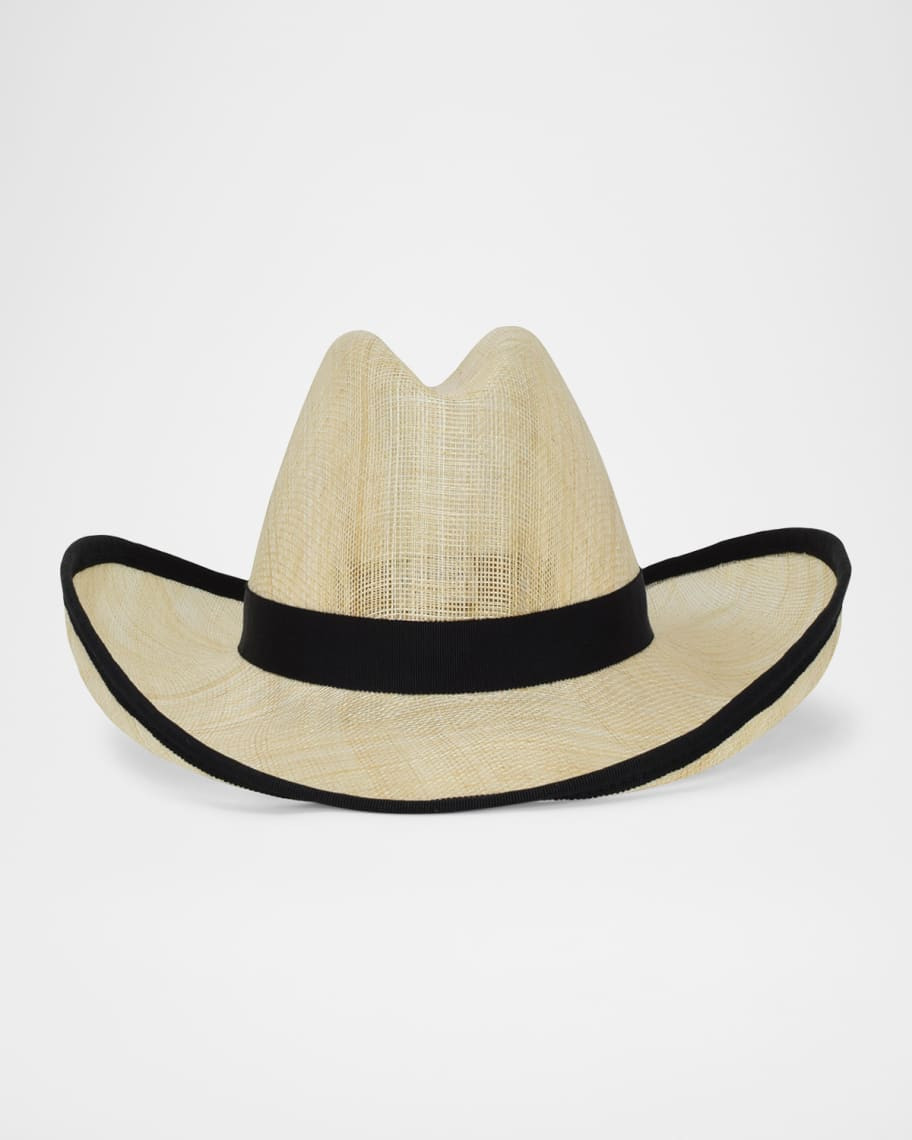 Gigi Burris Belle Sinamay Cowboy Hat | Neiman Marcus