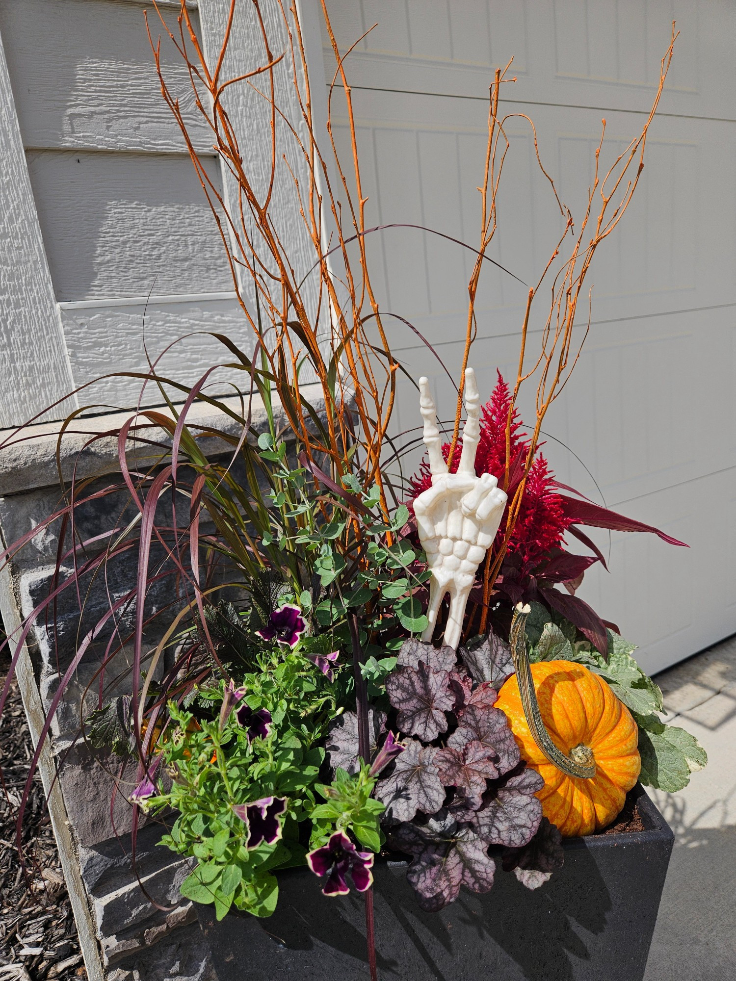 Skeleton arms for planters, peace sign skeleton, thumbs up skeleton 

#LTKSeasonal #LTKHome
