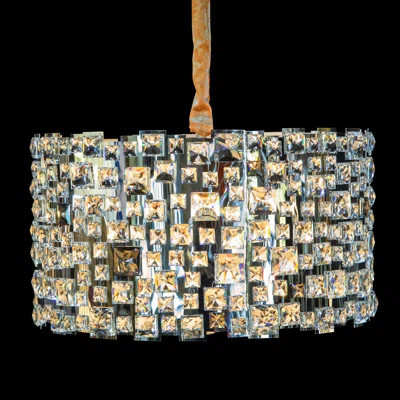 Facets 6 - Light Dimmable Drum Chandelier | Wayfair North America