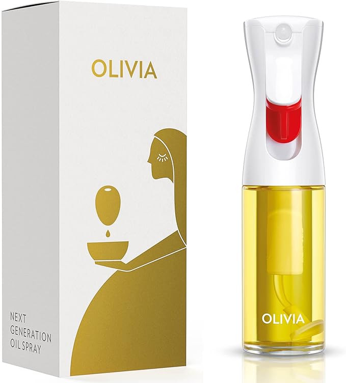 OLIVIA SIGNATURE Advanced Kitchen Oil Sprayer with Flairosol Technology, Fine Mist & Portion Cont... | Amazon (US)
