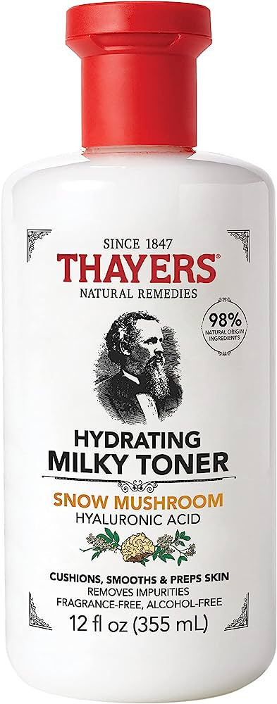Thayers Milky Hydrating Face Toner with Snow Mushroom, Hyaluronic Acid and Elderflower, Dermatolo... | Amazon (US)