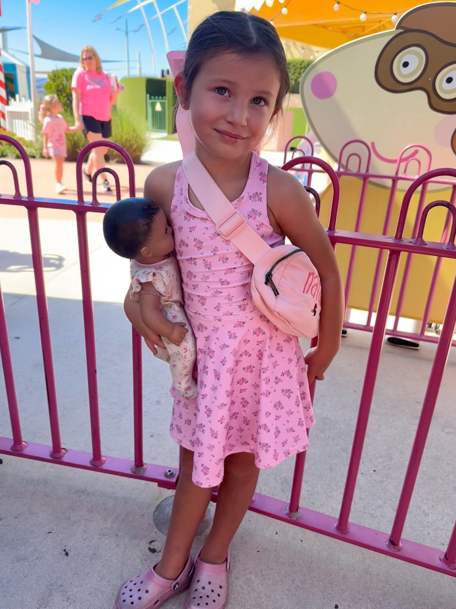 This dress was giving #loveshackfancy 

#toddlerdress #kidsathleisure #dillards #toddlergirl #disney #disneyfit #disneyoutfit 

#LTKKids #LTKTravel #LTKActive