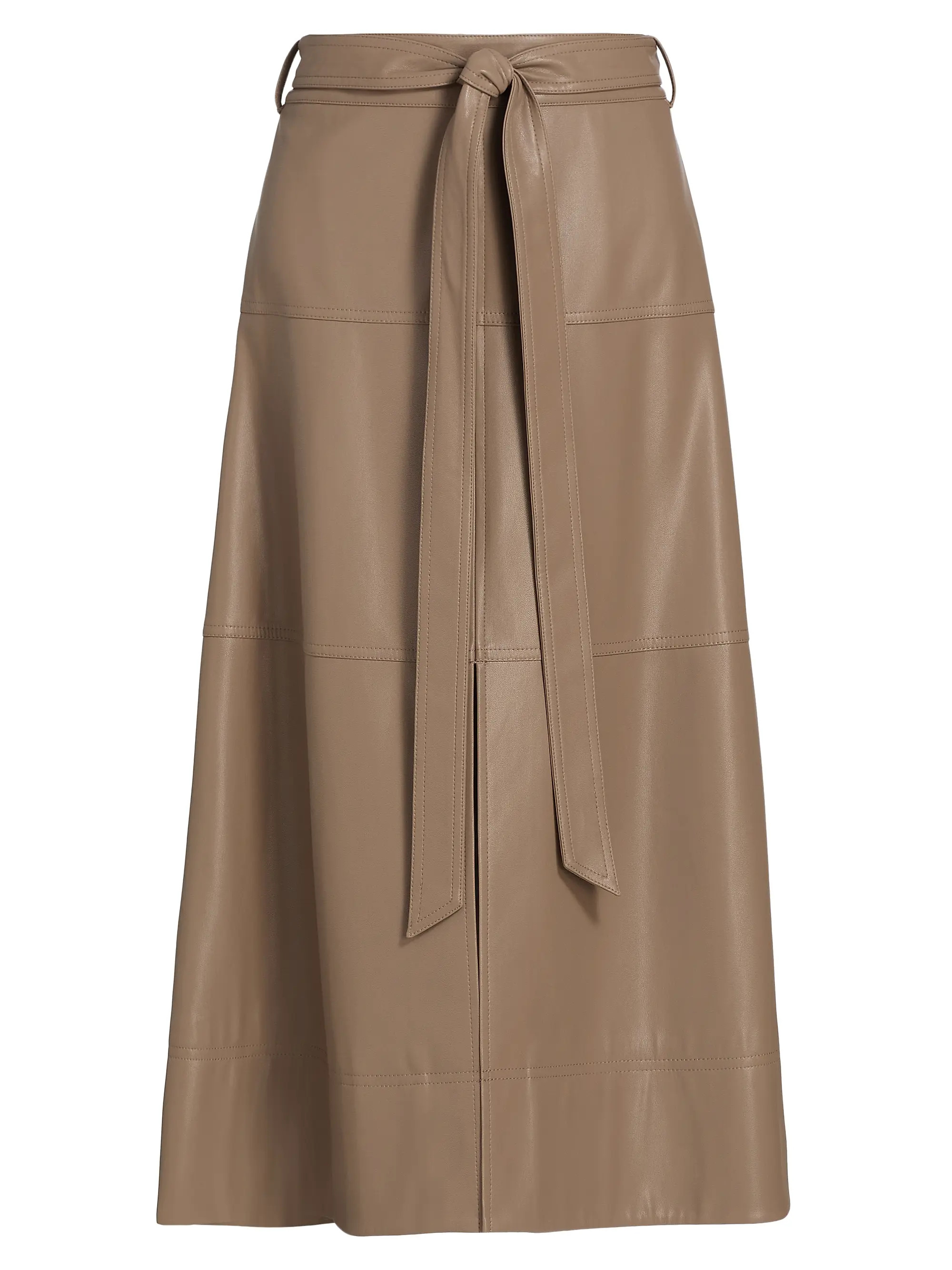 Hudley Faux-Leather Midi-Skirt | Saks Fifth Avenue