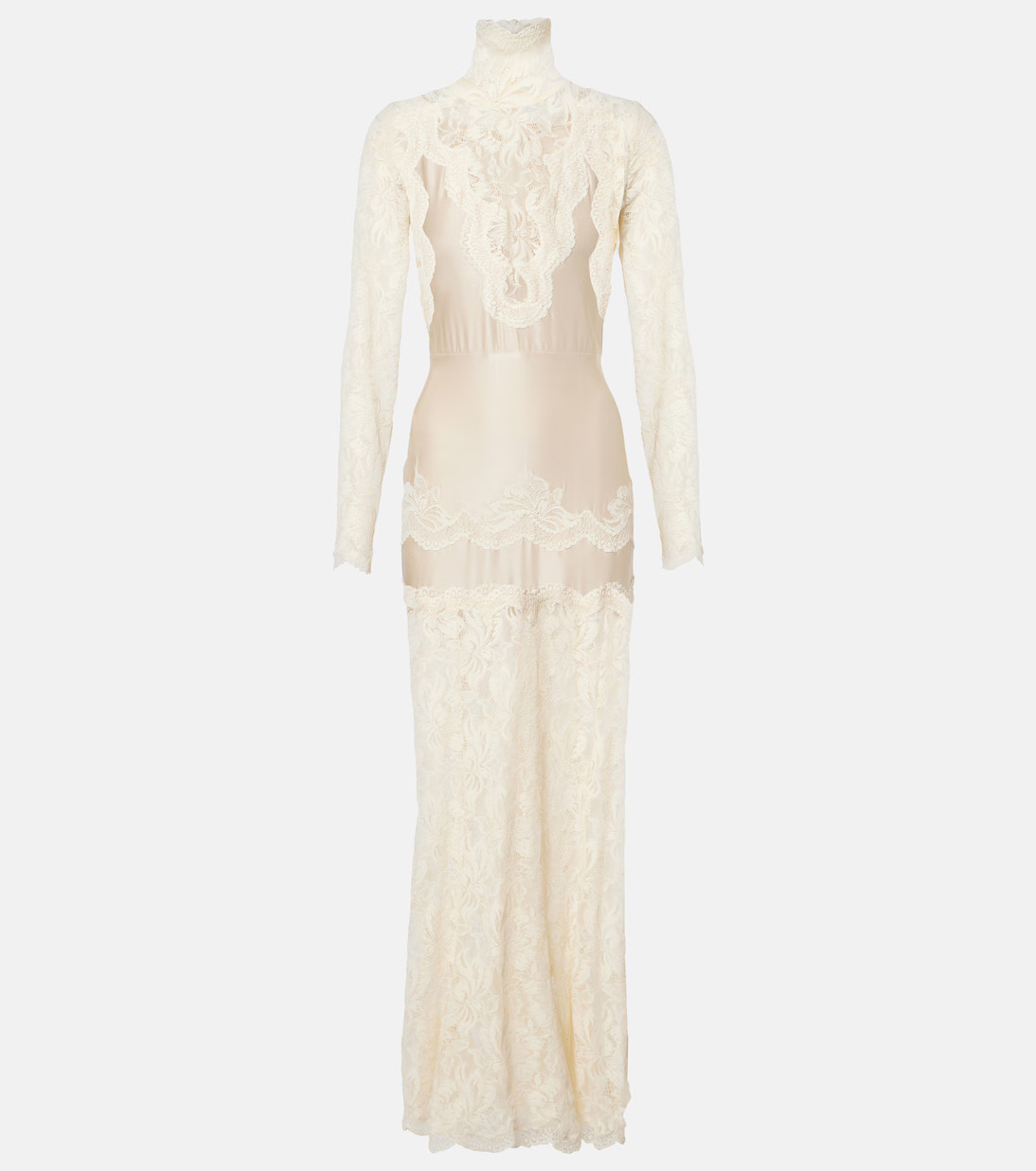 Lace-trimmed maxi dress | Mytheresa (US/CA)
