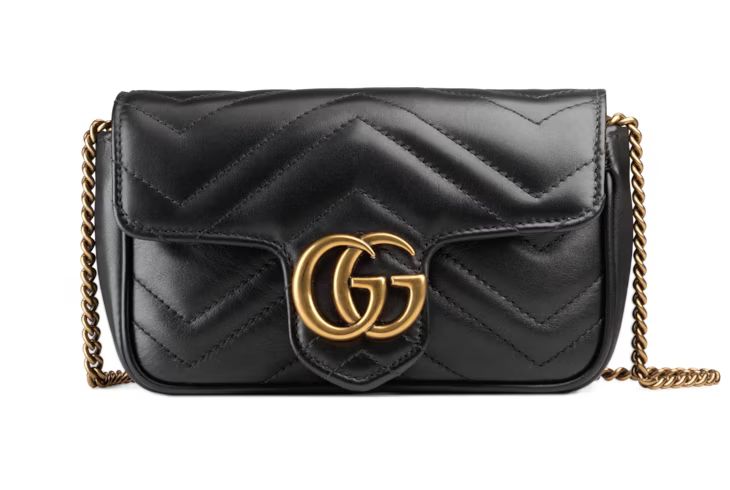 Gucci GG Marmont matelassé leather super mini bag | Gucci (UK)