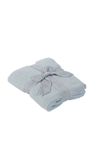 Barefoot Dreams Kids Cozychic Light Ribbed Baby Blanket in Slate. | Revolve Clothing (Global)
