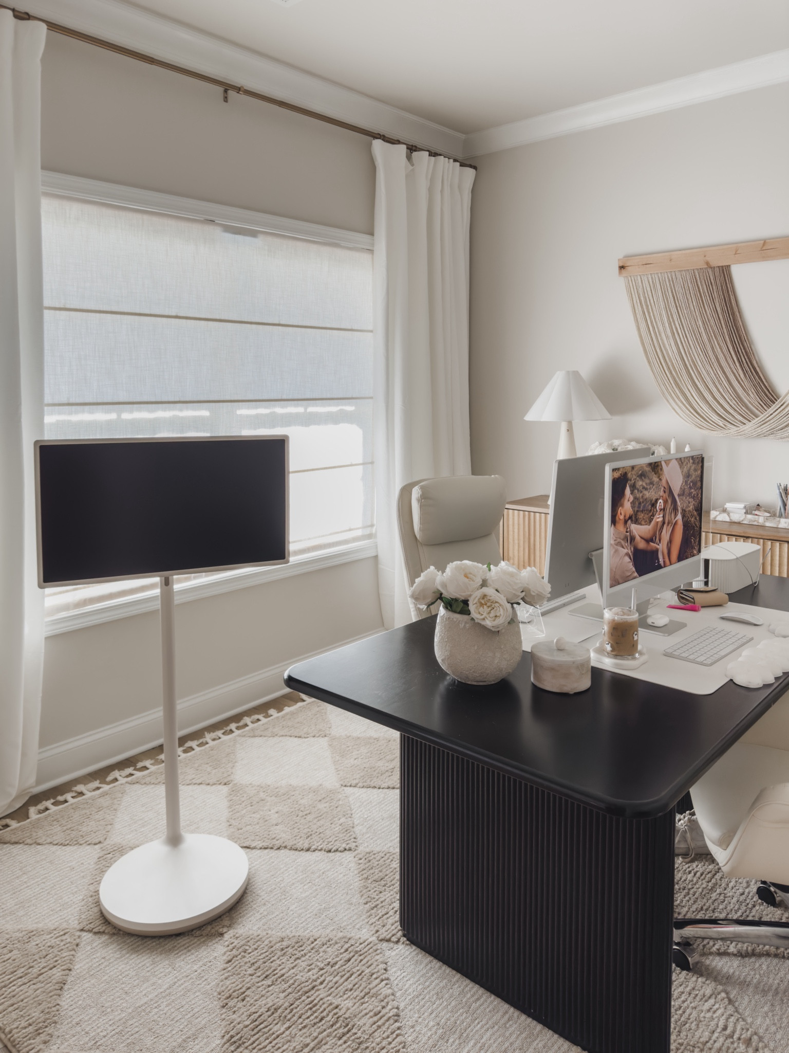 Sharing one of my absolute favorite office finds! I don’t have a lot of room but knew I wanted to be able to watch shows for those long office days. The LG Stanbyme was perfect for just that. 


Neutral office decor, home office vibes, office decor, neutral home style, for the home, shop the look! 

#LTKSaleAlert #LTKGiftGuide #LTKHoliday