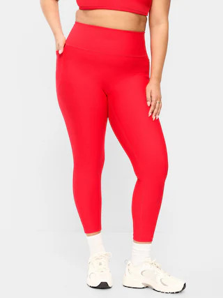 Extra-High Waisted PowerSoft Boundless 7/8 Pocket Leggings – No Front Seam | Old Navy (US)