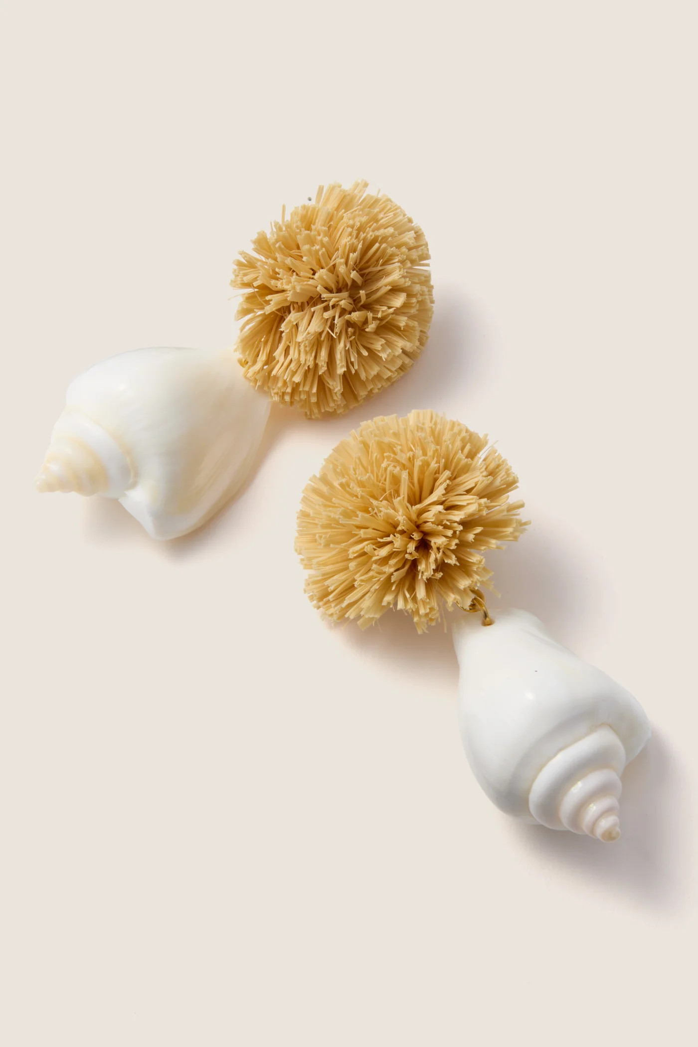 Shell and Pom Elaine Earrings | Tuckernuck (US)