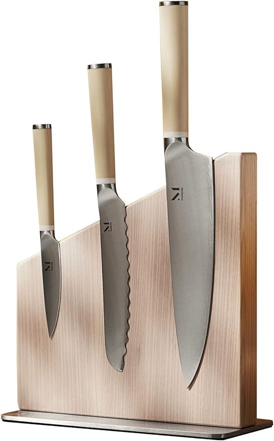 MATERIAL Knife Trio + Stand (Cool Neutral / White Ash) | Amazon (US)