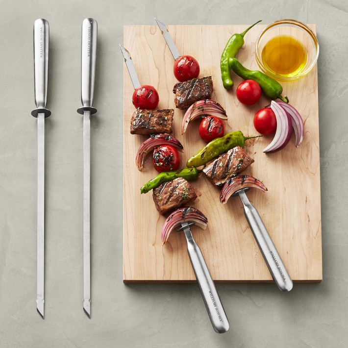 Williams Sonoma Stainless Steel Skewers | Williams-Sonoma